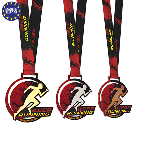 accroche medaille Foot - Retro Laser